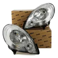 2x TYC Halogen Headlights for Renault Grand/Kangoo 2/Rapid (models up to 2013)