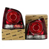 2x TYC Heckleuchte R&uuml;ckleuchte KIRSCHROT f&uuml;r VW Polo 9N_ FACELIFT ab 06.2005 hinten