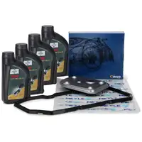 VAICO Hydraulikfilter Automatik + 4L FUCHS Getriebe&ouml;l f&uuml;r MERCEDES W169 W245 722.8