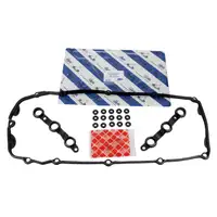 Ventildeckeldichtung + 15x febi Dichtung Schrauben f&uuml;r BMW E46 E39 E38 M52 M54 bis 09.2002