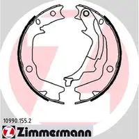 ZIMMERMANN Bremsbacken Satz f&uuml;r Hyundai i20 (PB PBT) Kia Soul (AM)