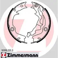 ZIMMERMANN Bremsbacken f&uuml;r Hyundai Accent III MC Kia Rio II JB 1.4 1.6 1.5CRDi