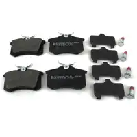 ZIMMERMANN Bremsscheiben + Bremsbel&auml;ge f&uuml;r VW Golf 2 1.8 GTI 3 Passat B2 B3 B4 hinten