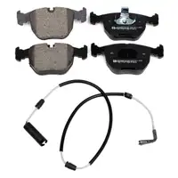 ZIMMERMANN Bremsbel&auml;ge Bremsbelagsatz + Wako f&uuml;r BMW 5er E34 540i E39 vorne