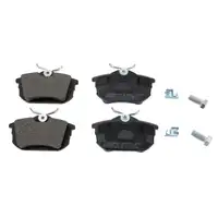 ZIMMERMANN Bremsscheiben + Bel&auml;ge f&uuml;r MITSUBISHI Colt 6 SMART ForFour 454 hinten