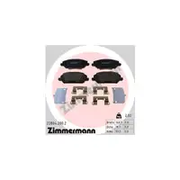 ZIMMERMANN Bremsbel&auml;ge f&uuml;r HYUNDAI i30 PDE KIA Ceed CD 15/16 Zoll vorne