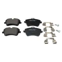 ZIMMERMANN Bremsscheiben + Beläge + Wako für MERCEDES W203 S203 CL203 C209 R171 vorne