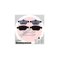 ZIMMERMANN rd:z Bremsbel&auml;ge f&uuml;r RENAULT Espace 4 Laguna 2 Vel Satis vorne