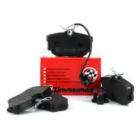 ZIMMERMANN Brake Pads + Wako for VW Transporter T4 15-inch (from April 2000) Rear
