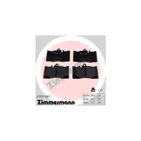 ZIMMERMANN Brake Pads for LEXUS LS _F3_ 430 282 HP (Front)