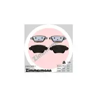 ZIMMERMANN rd:z Brake Pads for FORD Mondeo 3 (MK3) up to August 2004 (rear)