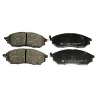 ZIMMERMANN Bremsscheiben + Bel&auml;ge f&uuml;r RENAULT Koleos 1 HY_ NISSAN Qashqai 1 J10 17" vorne