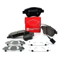 ZIMMERMANN 23705.180.1 Brake Pads Brake Pad Set for FIAT Punto, Doblo, Stilo, Fiorino (Front)