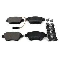 ZIMMERMANN Bremsscheiben + Bel&auml;ge + Wako f&uuml;r ALFA ROMEO Mito 955_ FIAT 500 312_ vorne