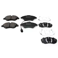 ZIMMERMANN Bremsbel&auml;ge Bremsbelagsatz + Wako f&uuml;r Fiat Bravo II Stilo vorne