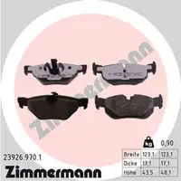 ZIMMERMANN rd:z Brake Pads for BMW E81/82/87/88, E90/91/92/93, X1 E84 (Rear)