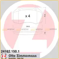 ZIMMERMANN Bremsbel&auml;ge Bremskl&ouml;tze f&uuml;r RENAULT Clio 3 Megane 2 2.0 Sport vorne