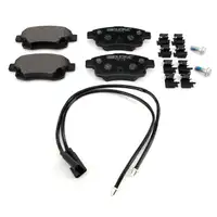 ZIMMERMANN Bremsbel&auml;ge + Warnkontaktsensor f&uuml;r FORD Transit/Tourneo 04.2006-08.2014 hinten