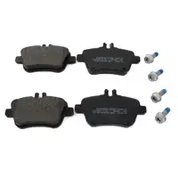 ZIMMERMANN Bremsbel&auml;ge + Wako f&uuml;r MERCEDES SLC SLK R172 180-55 AMG 250d/CDI hinten