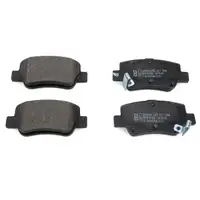 ZIMMERMANN Bremsbel&auml;ge Bremsbelagsatz f&uuml;r Toyota Avensis (ZRT27 ADT27) hinten