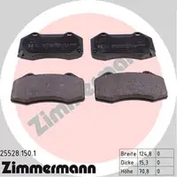 ZIMMERMANN Bremsscheiben + Bremsbel&auml;ge f&uuml;r OPEL Corsa E 1.6 Turbo OPC 17" vorne