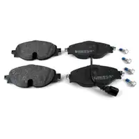 ZIMMERMANN Bremsscheiben + Bel&auml;ge + Wako f&uuml;r AUDI A3 SEAT Leon SKODA Octavia Golf 7 vorne