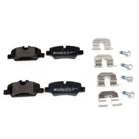 ZIMMERMANN Bremsbel&auml;ge f&uuml;r MINI F55 F56 Cabrio F57 One/Cooper/Works hinten