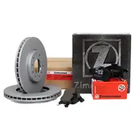 ZIMMERMANN Bremsscheiben + Bel&auml;ge f&uuml;r OPEL Astra H Meriva A B Zafira B vorne