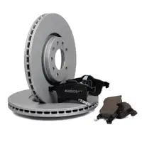 ZIMMERMANN Bremsscheiben + Bel&auml;ge f&uuml;r OPEL Astra H Corsa D 1.6 OPC Zafira B vorne