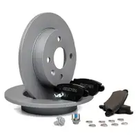 ZIMMERMANN Bremsscheiben + Bremsbel&auml;ge f&uuml;r OPEL Astra G 4-Loch hinten