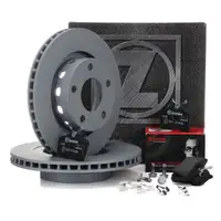 ZIMMERMANN Bremsscheiben + BREMBO Bel&auml;ge f&uuml;r VW Passat B5 AUDI A6 C5 4.2 hinten