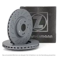 ZIMMERMANN Bremsscheiben Satz f&uuml;r MERCEDES W220 C215 S55AMG S600 vorne 2204211912
