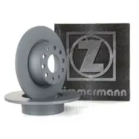ZIMMERMANN Bremsscheiben Satz f&uuml;r AUDI Q2 (GA) SEAT ATECA (KH7) 1KE-0N1 hinten