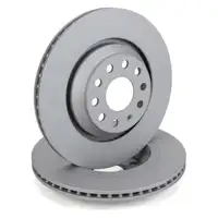 ZIMMERMANN Bremsscheiben + Bel&auml;ge f&uuml;r AUDI S3 8V VW Golf 7 GTI/R Passat B8 Tiguan hinten