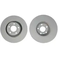 ZIMMERMANN Bremsscheiben + Bremsbel&auml;ge + Sensor f&uuml;r AUDI A6 4F C6 PR-1LT vorne