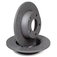 Zimmermann SPORT Bremsscheiben Satz f&uuml;r AUDI A6 (4B C5) quattro PR-0N6 hinten