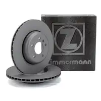 ZIMMERMANN Bremsscheiben Satz &Oslash; 345mm f&uuml;r BMW 5er E60 E61 6er E63 E64 hinten