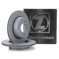 ZIMMERMANN Bremsscheiben Satz f&uuml;r BMW 5er E60 E61 520-535i 520-530d 6er E63 630i hinten