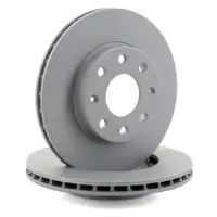 ZIMMERMANN Bremsscheiben f&uuml;r Chevrolet Spark 1.0 1.2 Daewoo Kalos 1.2 1.4 vorne