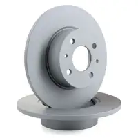 ZIMMERMANN Bremsscheiben + Bel&auml;ge + Wako f&uuml;r FIAT Bravo 2 198_ ab 10.2010 hinten