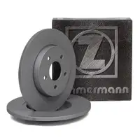 ZIMMERMANN Bremsscheiben Satz f&uuml;r FORD Mondeo 3 JAGUAR X-Type X400 hinten