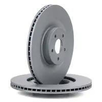 ZIMMERMANN Bremsscheiben Satz f&uuml;r FORD FOCUS III MK3 2.3 RS AWD 350 PS vorne