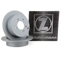 ZIMMERMANN Bremsscheiben Satz f&uuml;r Hyundai Santa Fe Trajet Kia Sportage hinten