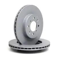 ZIMMERMANN Bremsscheiben Satz f&uuml;r HONDA CIVIC CRX INSIGHT JAZZ & ROVER vorne