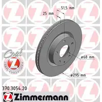 ZIMMERMANN Bremsscheiben + Bremsbel&auml;ge f&uuml;r MAZDA 3 BM BN 2.0 2.2 D CX-3 DK vorne