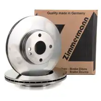 ZIMMERMANN Bremsscheiben Satz f&uuml;r Mazda MX-5 I (NA) II (NB) 1.6 1.8 vorne