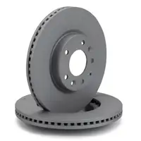 ZIMMERMANN Brake Disc Set for Mazda 6 (GH) 1.8&ndash;2.5MZR, 2.0/2.2MZR-CD (Front)