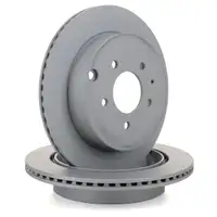 ZIMMERMANN Bremsscheiben Satz f&uuml;r Mazda CX-7 (ER) 2.3DISI/Turbo 2.2MZR-CD hinten