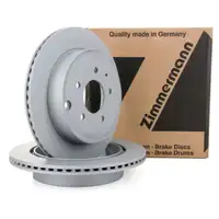 ZIMMERMANN Bremsscheiben Satz f&uuml;r Mazda CX-7 (ER) 2.3DISI/Turbo 2.2MZR-CD hinten