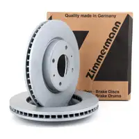 ZIMMERMANN Bremsscheiben Satz f&uuml;r Mitsubishi Galant VI (EA) Lancer (CS) vorne